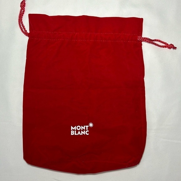Mont Black Red Velvet Dust Bag - Picture 7 of 11